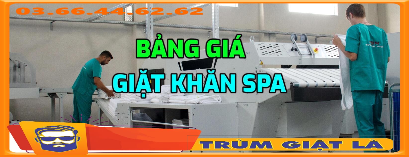 Bảng báo giá giặt khăn cho spa uy tín giá rẻ